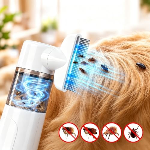 Wireless Lice Comb Electric, 2-in-1 Lice Vacuum Comb Kit - Image 2