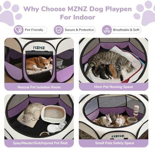 Dog Cat Small Animal Puppy Playpen Crate - Image 3