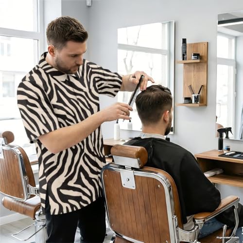 Funny Print Barber Jackets & Smocks - Image 2