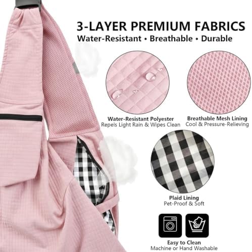 Dog Sling Carrier Adjustable Strap Bag - Image 3