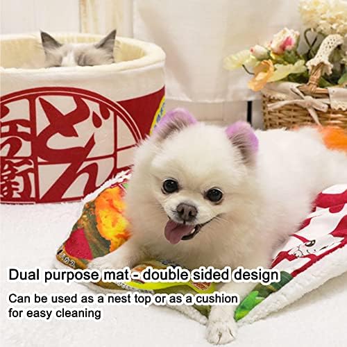 寵幸 Ramen Noodle Cat Bed, Soft Warm Washable - Image 4