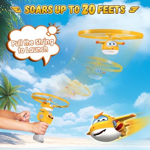 Super Wings Outdoor Toys, Toddler Outdoor Games Flying Discs, Outside Toys - Image 2