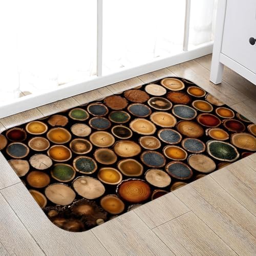 Memory Foam Bath Mat Flannel Non-Slip Floor Carpet 29x17in - Image 6