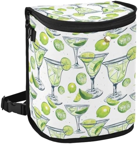 Car Trash Can Lemon and Margarita Alcohol Cocktail Car Garbage Bag by Oarencol