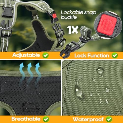 Timos Dog Harness for Large, Reflective No Pull Vest - Image 6