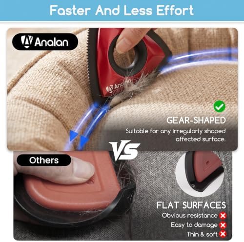 Analan Mini Pet Hair Remover for Car Detailing Dog Hair Tool Brush - Image 5