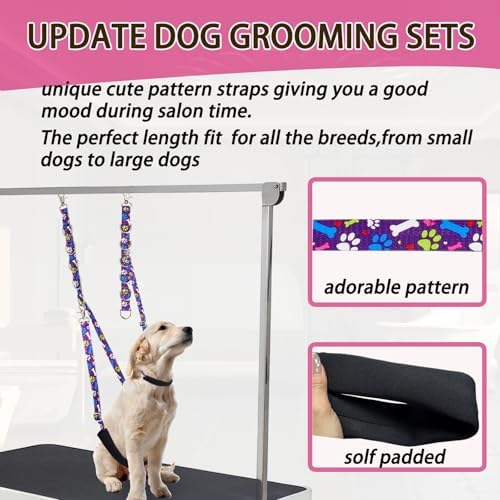 Dog Grooming Belly Straps – Adjustable Grooming Loops - Image 4