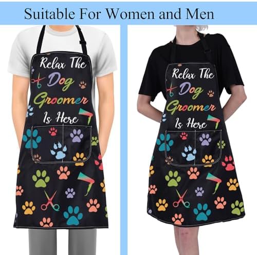 FUSTMW Dog Groomer Apron With Pockets - Image 4
