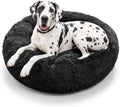 JOLLYVOGUE Dog Beds Large Sized Dog, Calming Anti-Anxiety Dog Bed, Fluffy Donut by JOLLYVOGUE