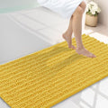 Smiry Bathroom Rugs 44X24, Extra Soft Rubber Backing Chenille Bath Mats by Smiry