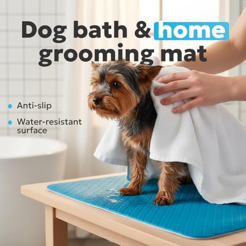 Seagull Multipurpose Foam Rubber Pet Grooming Table Mat 24 x 36 Inch Dog - Image 3