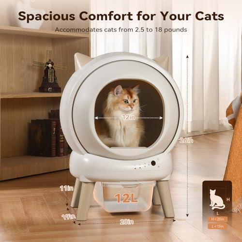 Automatic Litter Box, ZHMZ Self Cleaning Litter Box - Image 2