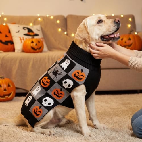 KYEESE Dog Halloween Sweaters for Large Dogs Soft Knit Pullover Outfit - Image 6