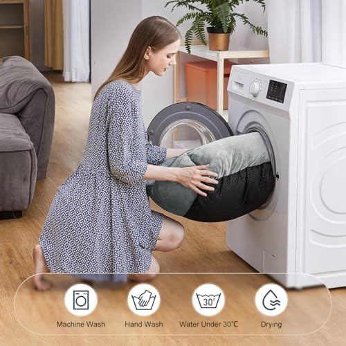 JOEJOY Rectangle Dog Bed for Large Medium Small Dogs Machine Washable Sleeping - Image 5