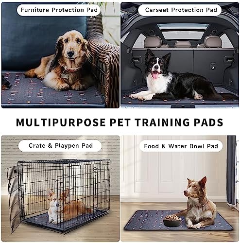 Sunheir Washable Pee Pads for Dogs Extra Large 48" x 60" 2-Pack, Reusable Puppy - Image 4