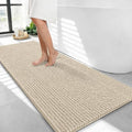 OLANLY Thick Chenille Bathroom Runner Rugs 44x24, Absorbent Bath Mat by OLANLY