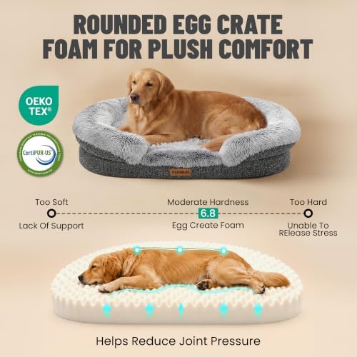 Miorun Fluffy Orthopedic Dog Beds Large Sized Dog - Image 6