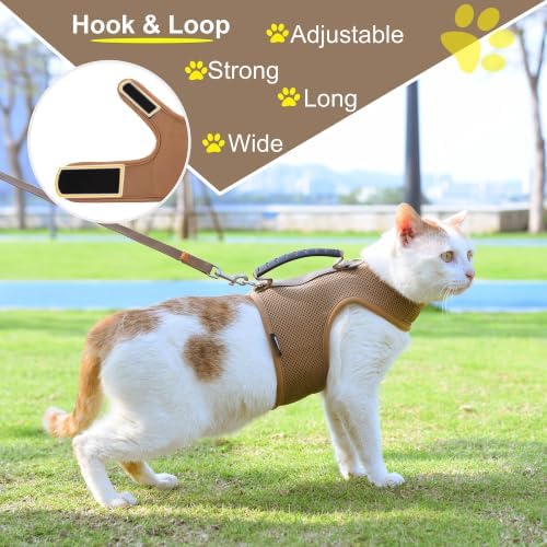 Cat Harness and Leash Set for Walking Escape Proof, Extra Large - Image 3