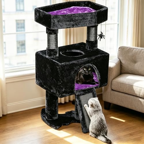 BEWISHOME Cat Tree Tower for Indoor Cats, Gothic Cat Trees - Image 2
