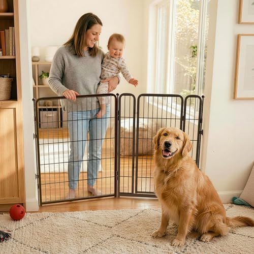 FXW Dog Gate, Extra Wide Adjustable by FXW