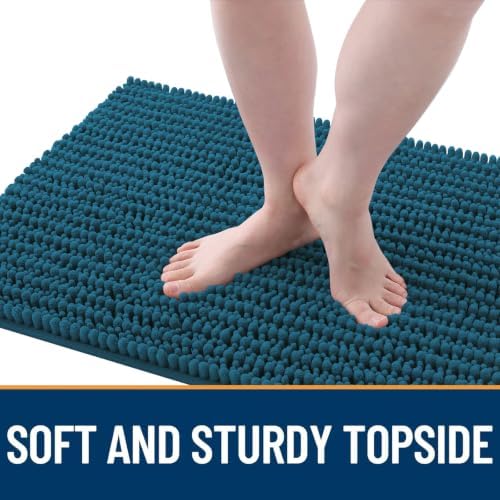 OLANLY Dog Door Mat for Muddy Paws 24x16, Ultra-Absorbent Chenille Mud Mat - Image 3