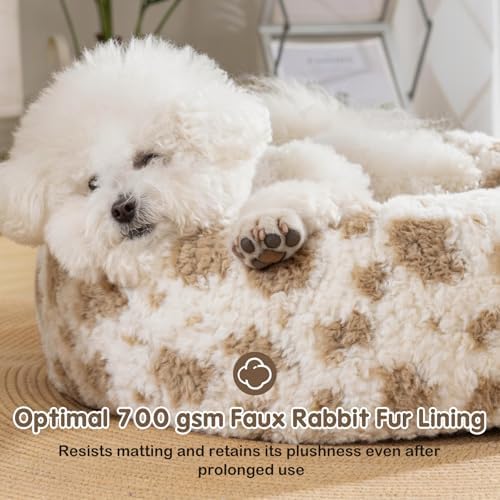Avont Donut Dog Bed, Calming Round Pet Bed - Image 5