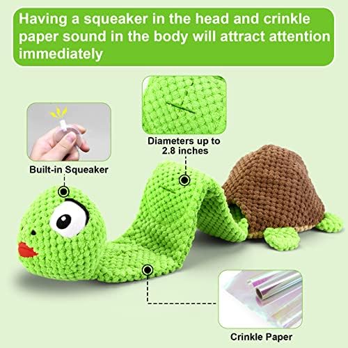 Letsmeet Dog Squeak Toys Dogs Enrichment Treat Dispensing Puzzle Toys - Image 2