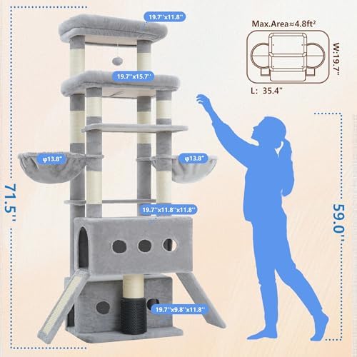 Hey-brother Cat Tree Tower - Image 2
