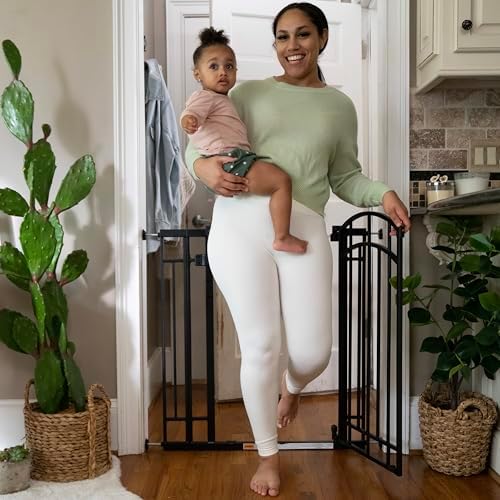 Ingenuity Multi-Use Decorative Extra Tall Walk-Thru Baby Gate, Fits Openings - Image 2