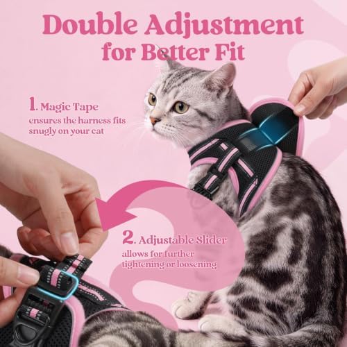 rabbitgoo Cat Harness and Leash Set, Step-in Soft Vest - Image 3