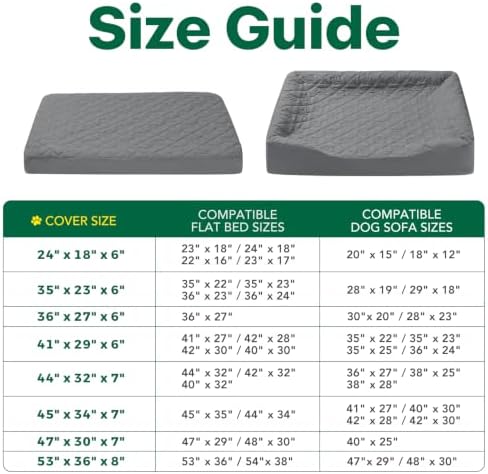 PAWFINITY XL Waterproof Dog Bed Cover Replacement, Fitted Sheet Washable - Image 6
