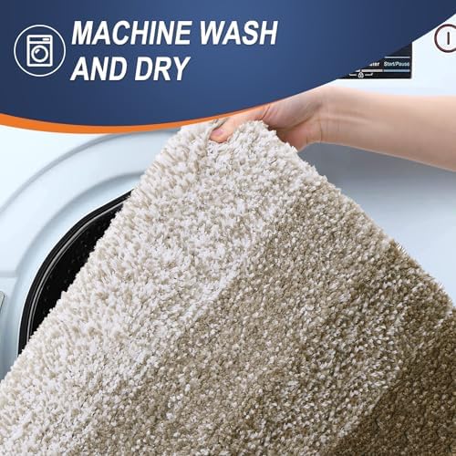 OLANLY Bathroom Runner Rug 44x24, Extra Soft Absorbent Microfiber Bath Rugs - Image 5