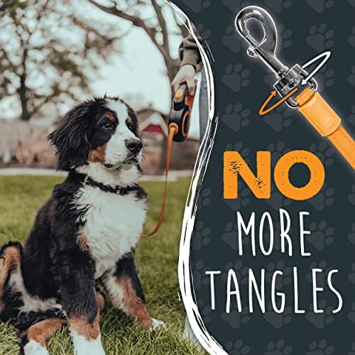 Mighty Paw Retractable Dog Leash 2.0 | 16' Heavy Duty Reflective Nylon Tape Lead - Image 5