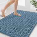 Smiry Bathroom Rugs 40X32, Extra Soft Rubber Backing Chenille Bath Mats by Smiry