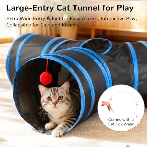 Tempcore Cat Tunnel, 3-Way Collapsible Toy - Image 4