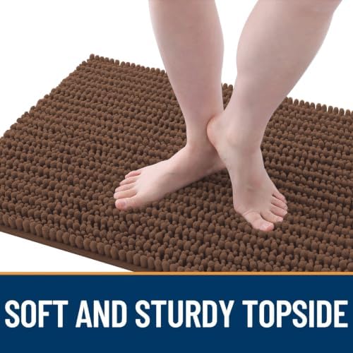 OLANLY Dog Door Mat for Muddy Paws 24x16, Ultra-Absorbent Chenille Mud Mat - Image 3