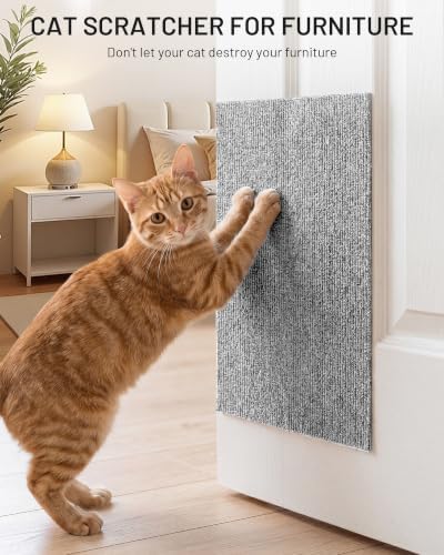 Cat Couch Scratcher for Furniture Protection, Self-Adhesive Cat Scratching Mat - Image 6