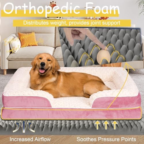 Orthopedic Dog Bed Medium Large Sized Dog, Extra Large Dog Bed - Image 3