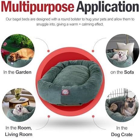 Majestic Pet Villa 52 Inch Shredded Memory Foam Dog Bed - Image 6