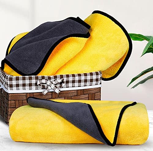 Dog Towel - 2 Pack Large Dog Bath Towel Super Absorbent Microfiber Beach Towels - Image 7