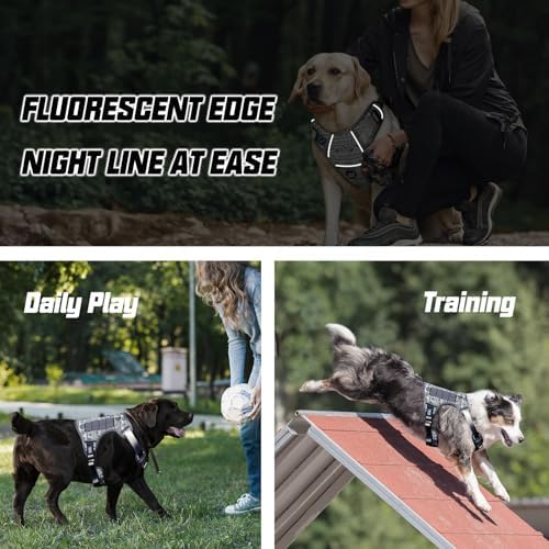 AUROTH Dog Harness for Small Medium Dogs, Tactical No Pull Dog Vest - Image 6