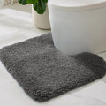 ILANGO Toilet Rugs U Shaped 22" × 24", Soft Absorbent Microfiber Bath Rugs by ILANGO