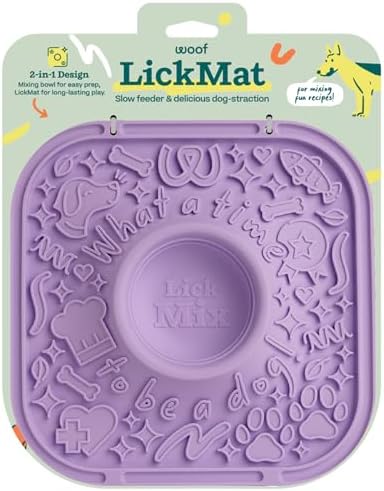 Woof LickMat, Slow Feeder Mat for Dogs by Woof