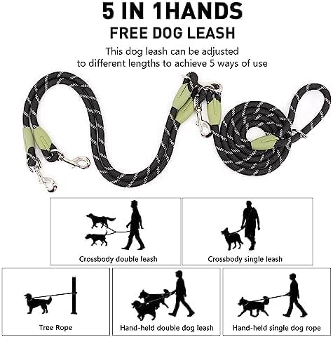 Hands Free Dog Leash Crossbody Dog Running Leash Handsfree Pet Rope - Image 2