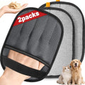 Pet Hair Removal Glove for Dogs & Cats, 2 Packs Five-Finger Grip by Unknown