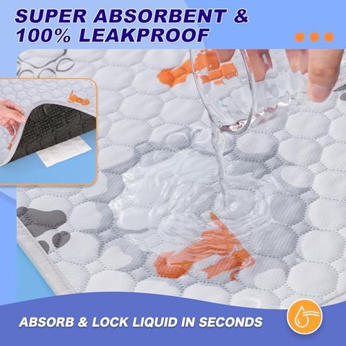 WanpeeGoo Washable Pee Pads for Dogs, Waterproof, 24 x 48 in, 2 Pack - Image 2