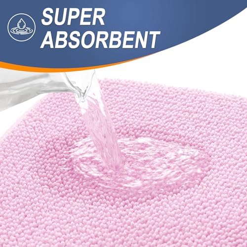 OLANLY Thick Memory Foam Small Bathroom Rug 24x16, Absorbent Bath Mat - Image 3