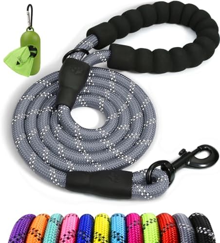 Taglory Rope Dog Leash for Medium Large Dogs, 6 FT Padded Handle by Taglory