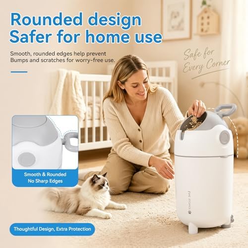 Cat Litter Trash Can, 12L Indoor Litter Disposal Bin - Image 4