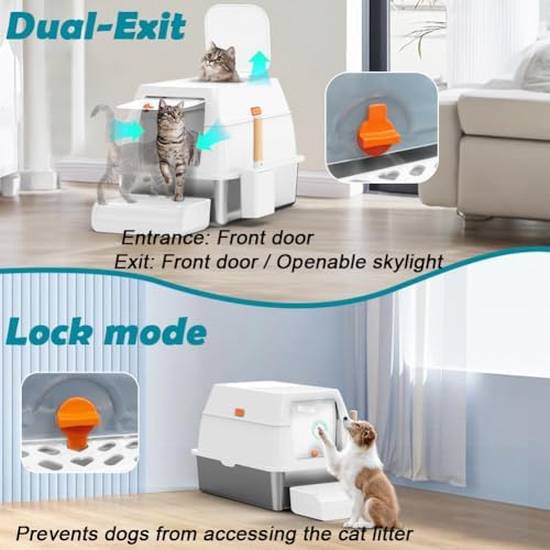 SZEE XL Stainless Steel Litter Box - Image 4